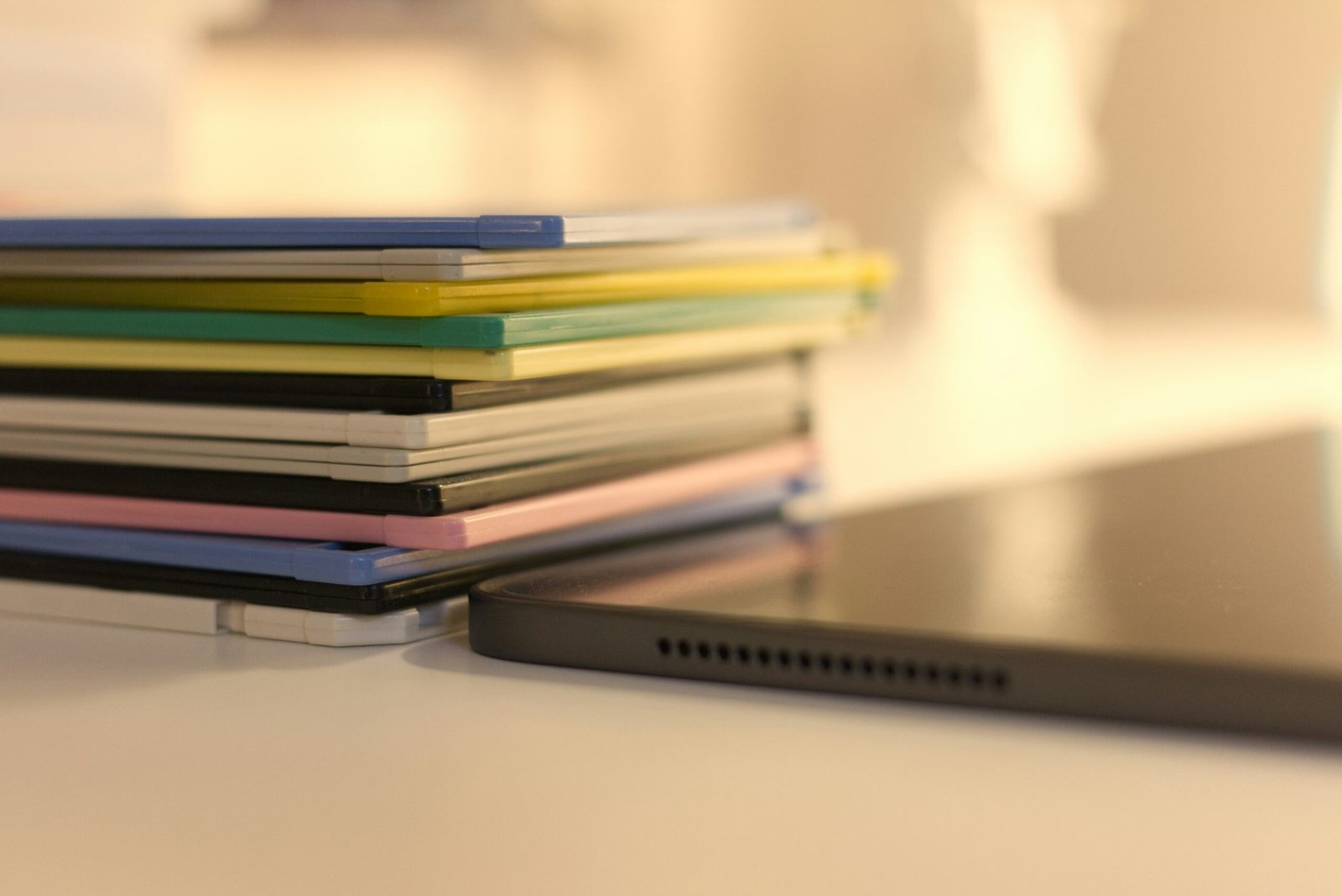 a stack of books
